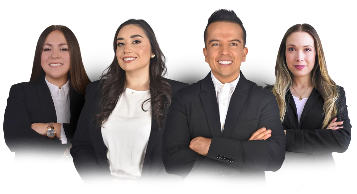English Coach team of coaches in business suits
